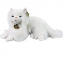 Λούτρινη Γάτα Περισική Άσπρη 30 εκ Eco Friendly - Rappa (251212)