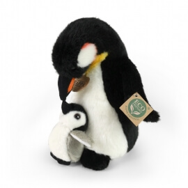 Λούτρινος Πιγκουίνος με Μωρό 22 εκ Eco Friendly - Rappa (109995)