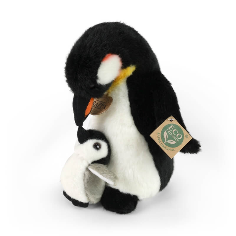Λούτρινος Πιγκουίνος με Μωρό 22 εκ Eco Friendly - Rappa (109995)