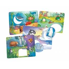 Επιτραπέζιο Τα Νησάκια της Γνώσης™ – Που ζουν τα Ζωάκια - Δεσύλλας (100698)