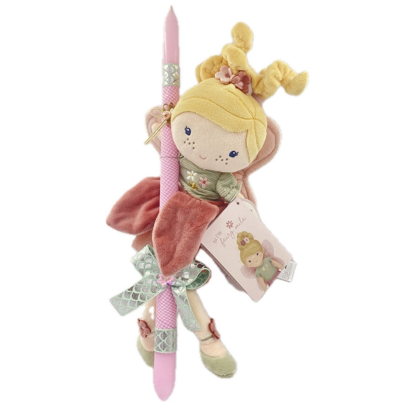 Χειροποίητη Πασχαλινή Λαμπάδα Πάνινη Κούκλα Little Dutch Νεράιδα Mila (26.101)