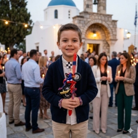 Χειροποίητη Πασχαλινή Λαμπάδα με Μηχανή Honda (26.56)Χειροποίητη Πασχαλινή Λαμπάδα με Μηχανή Honda (26.56)