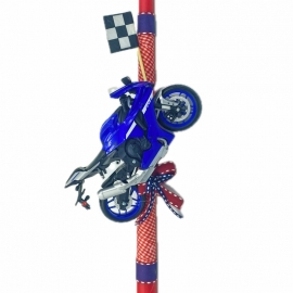 Χειροποίητη Πασχαλινή Λαμπάδα με Μηχανή Yamaha (26.105)