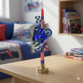 Χειροποίητη Πασχαλινή Λαμπάδα με Μηχανή Yamaha (26.105)