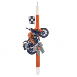 Χειροποίητη Πασχαλινή Λαμπάδα με Μηχανή KTM