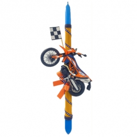 Χειροποίητη Πασχαλινή Λαμπάδα με Μηχανή KTM 690 SMC-R (26.106)