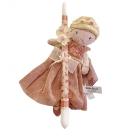 Χειροποίητη Πασχαλινή Λαμπάδα Πάνινη Κούκλα Little Dutch Πριγκίπισα Julia (26.100)