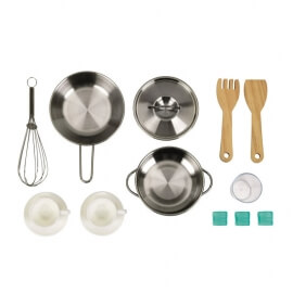 Παιδική Κουζίνα Miele "Family" Ξύλινη με Ήχους & Αξεσουάρ - Klein (7188)