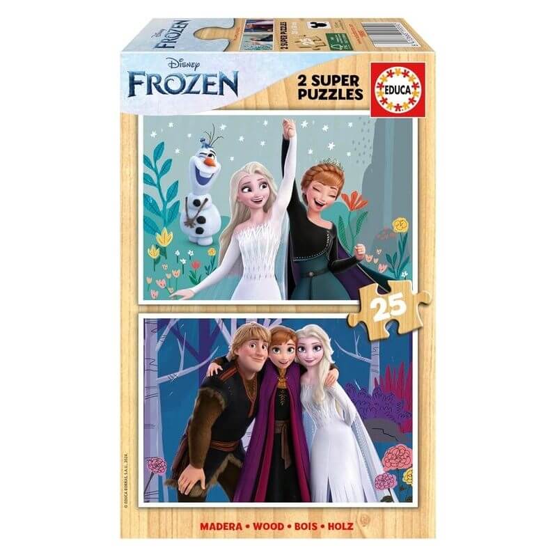 Ξύλινο Παζλ Frozen 2x25 κομ - Educa (19959)Ξύλινο Παζλ Frozen 2x25 κομ - Educa (19959)