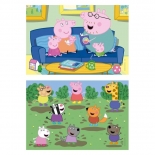 Ξύλινο Παζλ Peppa 2x25 κομ - Educa (20324)