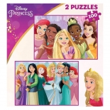Ξύλινο Παζλ Disney Princess 2x100 κομ - Educa (19298)