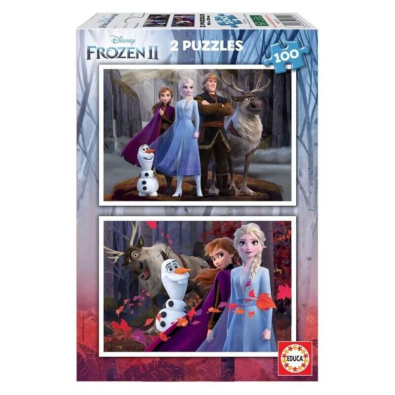Ξύλινο Παζλ Frozen 2x100 κομ - Educa (18111)Ξύλινο Παζλ Frozen 2x100 κομ - Educa (18111)