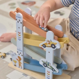 Ξύλινη Κατρακύλα με Αυτοκινητάκια - Little Dutch (2549)