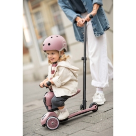 Σετ Scoot & Ride Πατίνι Highwaykick 1 Push & Κράνος S Wildberry