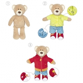 Αρκουδάκι "Μαθαίνω να ντύνομαι" - Goki (50952)