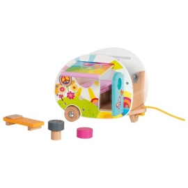 Ξύλινο Τροχόσπιτο Happy Campers - Goki (51431)