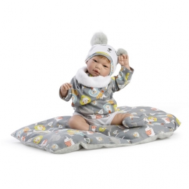 Μωρό Νεογέννητο Συλλεκτικό Reborn "Santi" 46εκ με Κουβερτάκι - Guca (10310)