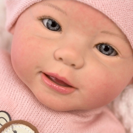 Μωρό Νεογέννητο Συλλεκτικό Reborn "Sofia" 46εκ με Κουβερτάκι - Guca (10211)