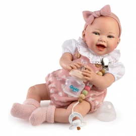 Μωρό Νεογέννητο Συλλεκτικό Reborn "Abril" 42εκ με Μπιμπερό - Guca (10317)