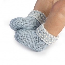 Καλτσάκια Πλεκτά Γαλάζια για Κούκλα 42εκ - Guca (10002-290)