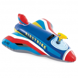 Φουσκωτό Jet FIghter Ride On Μπλε - Intex (57531NP)