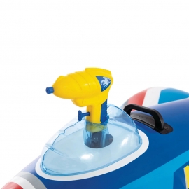 Φουσκωτό Jet FIghter Ride On Μπλε - Intex (57531NP)