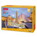 3D Παζλ - City Line Paris 114 κομ.