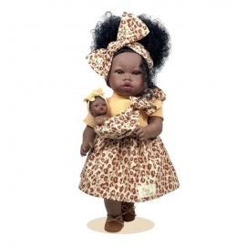 Κούκλα "Addis" 45εκ με Μωράκι σε Μάρσιπο - Nines d' Onil (6220)