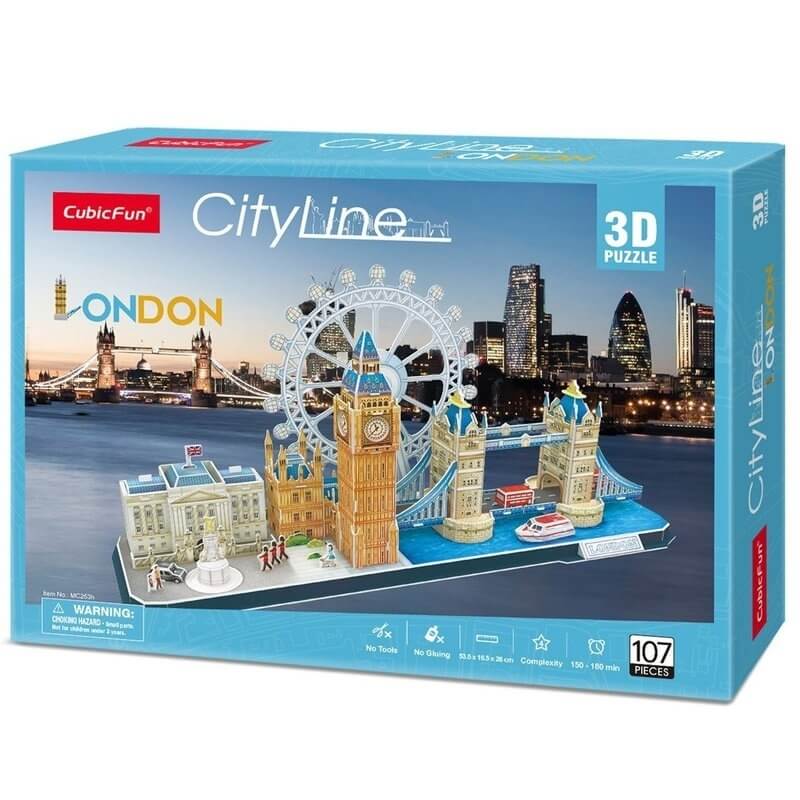 3D Παζλ - City Line London 107 κομ.3D Παζλ - City Line London 107 κομ.
