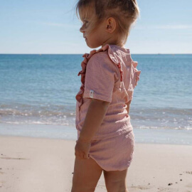 Little Dutch Μαγιό Πάνα Dreamy Pink Rose - No 74/80