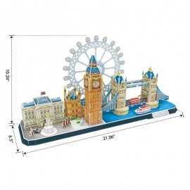 3D Παζλ - City Line London 107 κομ.