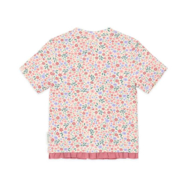 Little Dutch Μπλουζάκι Κοντομάνικο με Προστασία UV Dreamy Flowerfield - No 74/80