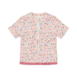 Little Dutch Μπλουζάκι Κοντομάνικο με Προστασία UV Dreamy Flowerfield - No 86/92
