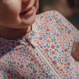 Little Dutch Μπλουζάκι Κοντομάνικο με Προστασία UV Dreamy Flowerfield - No 86/92
