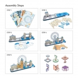 3D Παζλ - City Line London 107 κομ.