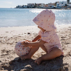 Little Dutch Μπλουζάκι Κοντομάνικο με Προστασία UV Dreamy Seashells - No 86/92