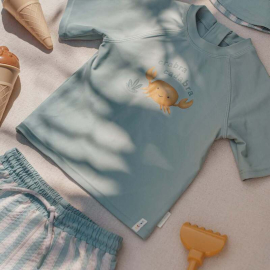 Little Dutch Μπλουζάκι Κοντομάνικο με Προστασία UV Ocean Breeze - No 98/104