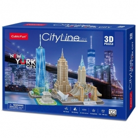 3D Παζλ - City Line New York City 123 κομ.