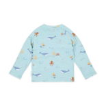 Little Dutch Μπλουζάκι Μακρυμάνικο με Προστασία UV Ocean Friends - No 98/104