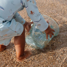Little Dutch Μπλουζάκι Μακρυμάνικο με Προστασία UV Ocean Friends - No 98/104