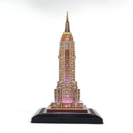 3D Παζλ - Empire State Building LED φωτιζόμενο 39 κομ.