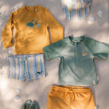 Little Dutch Παιδικά Παπουτσάκια Θαλάσσης Seashells Surf Blue - No 25/26