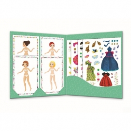 Djeco Ντύνω με αυτοκόλλητα γυναίκες με φορέματαDjeco Ντύνω με αυτοκόλλητα γυναίκες με φορέματα