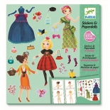 Djeco Ντύνω με αυτοκόλλητα γυναίκες με φορέματα