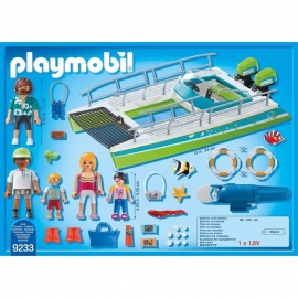 Playmobil Καταμαράν με διάφανο πυθμένα και υποβρύχιο μοτέρ (9233)