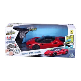Maisto Τηλεκατευθυνόμενη 1:24 Ferrari SF90 S Κόκκινη (82334)