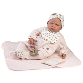 Μωρό Reborn Berta 52εκ με Κουβερτάκι Ροζ - Antonio Juan (81395)Μωρό Reborn Berta 52εκ με Κουβερτάκι Ροζ - Antonio Juan (81395)