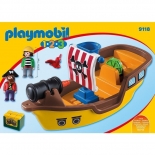 Playmobil Προσχολική Σειρά 1-2-3  Πειρατικό Καράβι (9118)