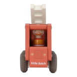 Ξύλινο Πυροσβεστικό Όχημα με Φιγούρα - Little Dutch (2528)