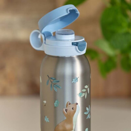 Ανοξείδωτο Μπουκάλι Little Dutch 600ml Forest FriendsΑνοξείδωτο Μπουκάλι Little Dutch 600ml Forest Friends
